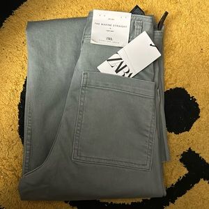 Zara straight jeans